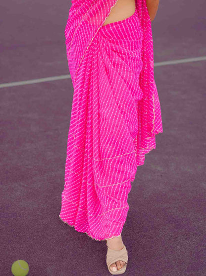 Royal Rani Leheriya Georgette Saree