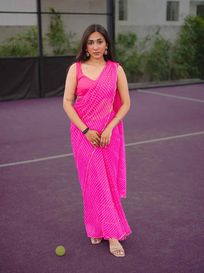 Royal Rani Leheriya Georgette Saree
